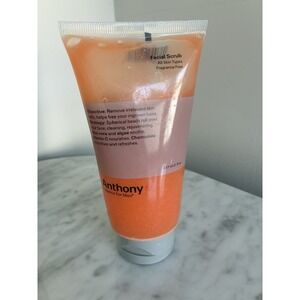 Anthony Facial Scrub – Men's Exfoliating Face Wash with Vitamin C 8oz. Sealed